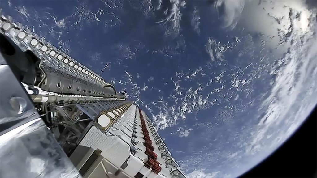 Lançamento de satélites Starlink