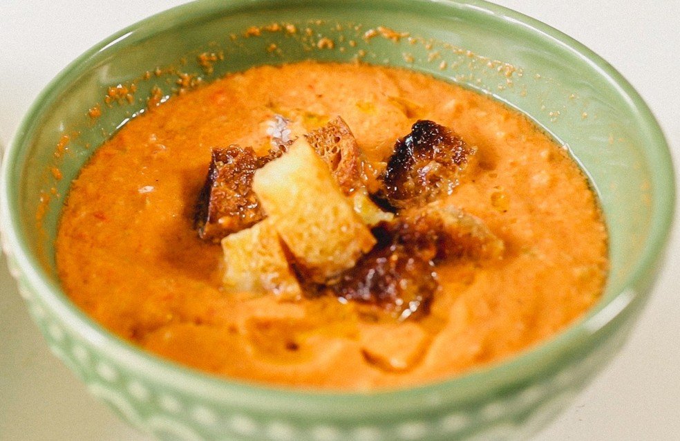 Gaspacho do Joaquim Lopes — Foto: Chico Couto/Receitas
